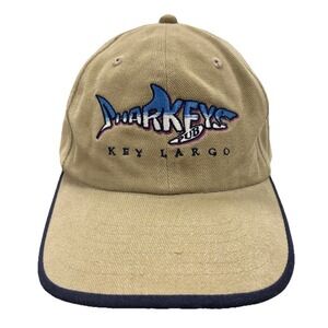 Sharkeys Pub Key Largo Florida Cap Hat Logos Beach Party Boating Golf Tennis